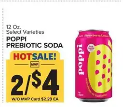 Food Lion Poppi Prebiotic Soda offer