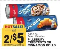 Food Lion Pillsbury Crescents or Cinnamon Rolls offer