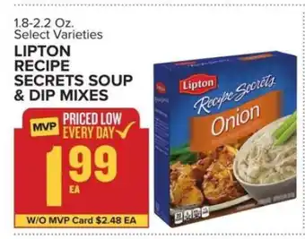 Food Lion Lipton Recipe Secrets Soup & Dip Mixes offer