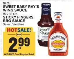 Food Lion Sweet Baby Ray's Wing Sauce offer
