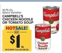 Food Lion Campbell's Chicken Noodle or Tomato Soup offer