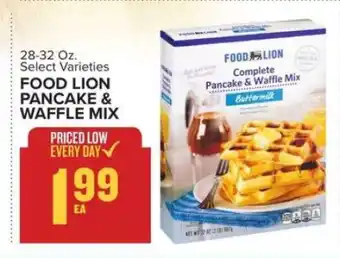 Food Lion FOOD LION PANCAKE & WAFFLE MIX offer