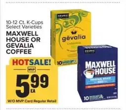 Food Lion Maxwell House or Gevalia Coffee offer