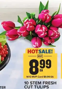 Food Lion 10 Stem Fresh Cut Tulips offer