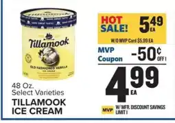 Food Lion Tillamook Ice Cream offer