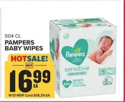 Food Lion Pampers Baby Wipes offer