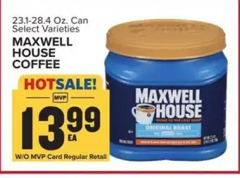 Food Lion Maxwell House Coffee offer