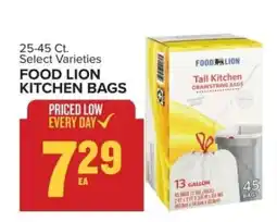 Food Lion FOOD LION KITCHEN BAGS offer