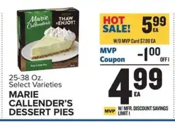 Food Lion MARIE CALLENDER'S DESSERT PIES offer