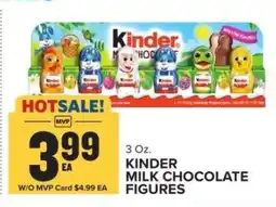 Food Lion KINDER MILK CHOCOLATE FIGURES offer
