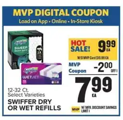 Food Lion SWIFFER DRY OR WET REFILLS offer