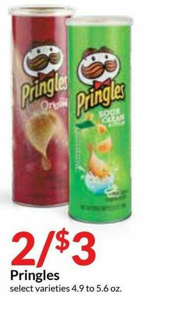 Hy-Vee Pringles offer