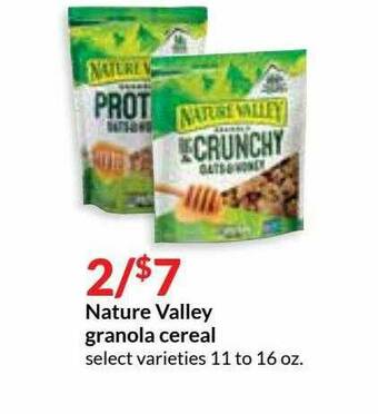 Hy-Vee Nature Valley Granola Cereal offer