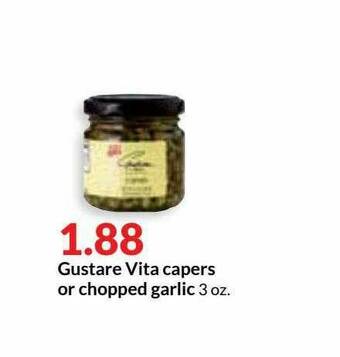 Hy-Vee Gustare Vita Capers Or Chopped Garlic offer