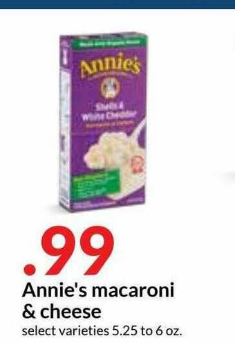 Hy-Vee Annie's Macaroni & Cheese offer