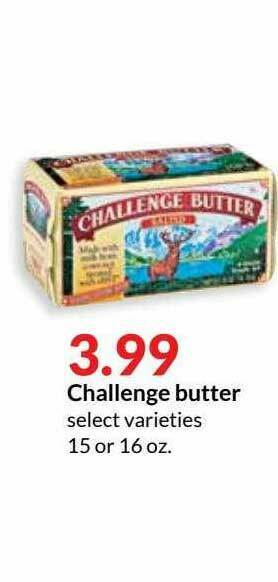 Hy-Vee Challenge Butter offer