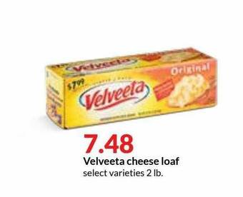 Hy-Vee Velveeta Cheese Loaf offer