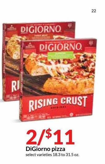 Hy-Vee DiGiorno Pizza offer