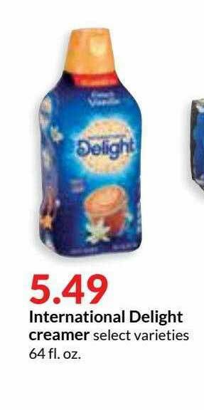 Hy-Vee International Delight Creamer offer