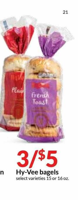 Hy-Vee Hy-Vee Bagels offer