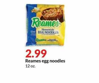 Hy-Vee Reames Egg Noodles offer