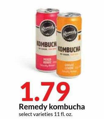 Hy-Vee Remedy Kombucha offer