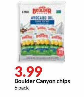 Hy-Vee Boulder Canyon Chips offer