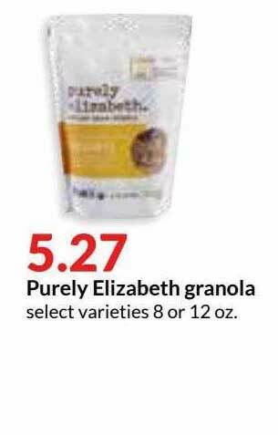 Hy-Vee Purely Elizabeth Granola offer