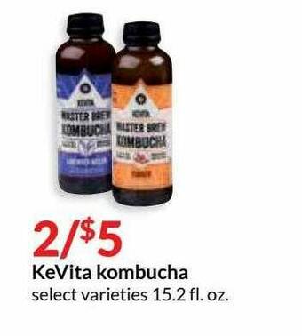 Hy-Vee KeVita Kombucha offer
