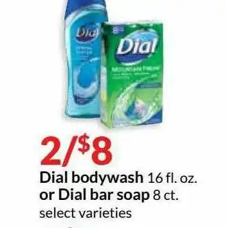 Hy-Vee Dial Bodywash Or Dial Bar Soap offer