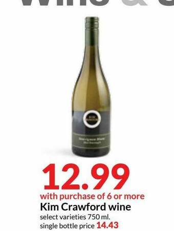 Hy-Vee Kim Crawford Wine offer