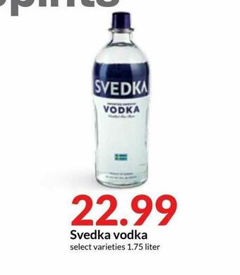Hy-Vee Svedka Vodka offer