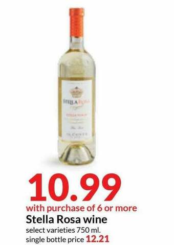 Hy-Vee Stella Rosa Wine offer