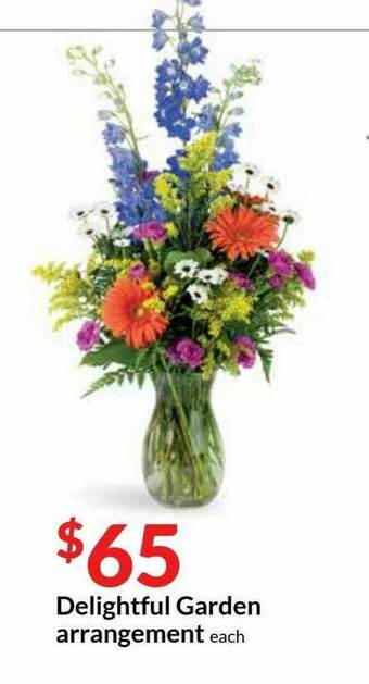 Hy-Vee Delightful Garden Arrangement offer