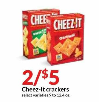 Hy-Vee Cheez-it Crackers offer