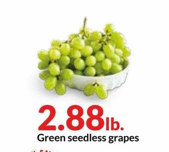 Hy-Vee Green Seedless Grapes offer