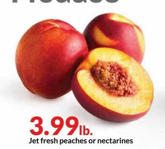 Hy-Vee Jet Fresh Peaches Or Nectarines offer