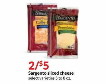 Hy-Vee Sargento Sliced Cheese offer