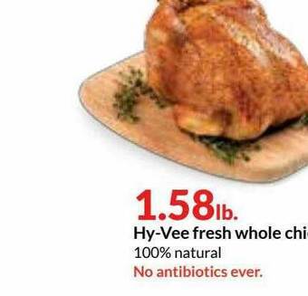 Hy-Vee Hy-Vee Fresh Whole Chicken offer