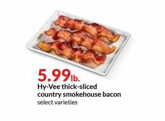 Hy-Vee Hy-Vee Thick-sliced Country Smokehouse Bacon offer