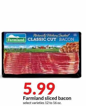 Hy-Vee Farmland Sliced Bacon offer