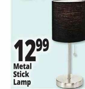 Ocean State Job Lot Metal Stick Lamp offer