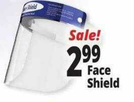 Ocean State Job Lot Face Shield offer