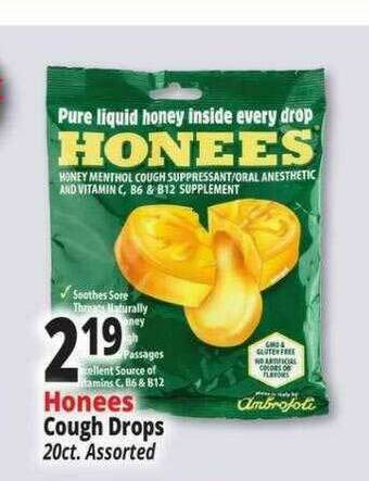 Ocean State Job Lot Honees Cough Drops offer