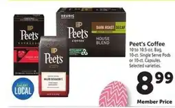 Safeway Peet's Coffee offer