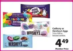 Safeway Cadbury or Hershey's Eggs offer