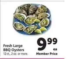 Safeway Fresh Large BBQ Oysters offer