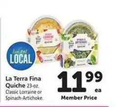 Safeway La Terra Fina Quiche offer