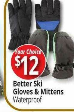 Ocean State Job Lot Better Ski Gloves & Mittens offer