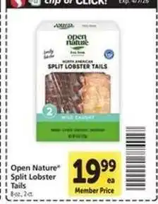 Safeway Open Nature Split Lobster Tails offer